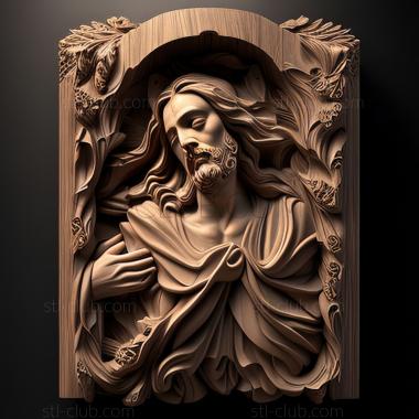 3D model st jesus (STL)